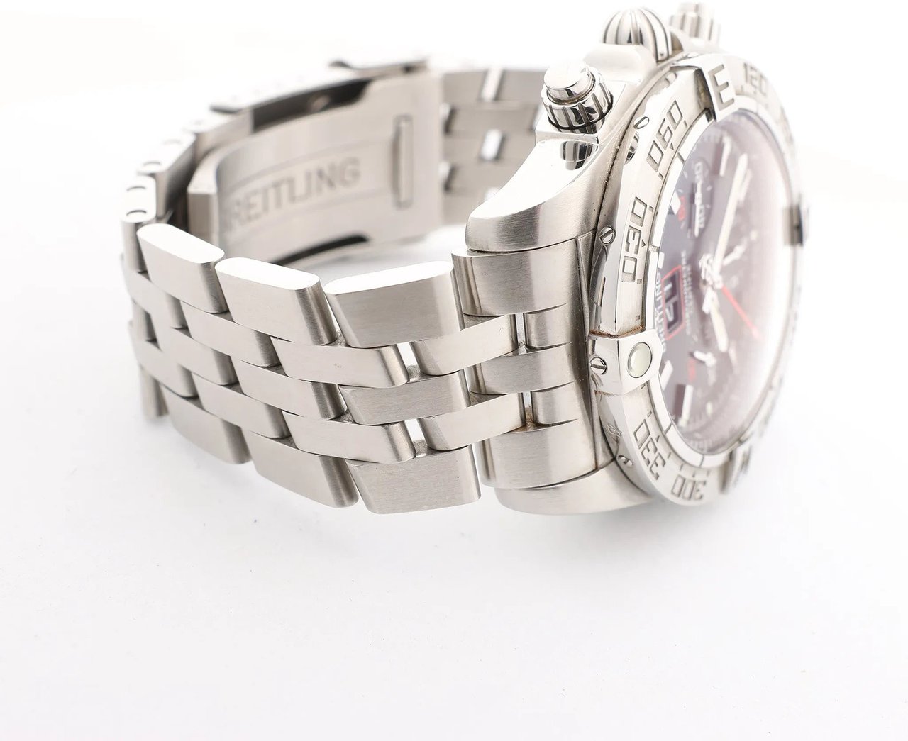 Breitling Breitling Chronomat A440B71PS 2509164 SS AT Watch with Black Dial Zwart