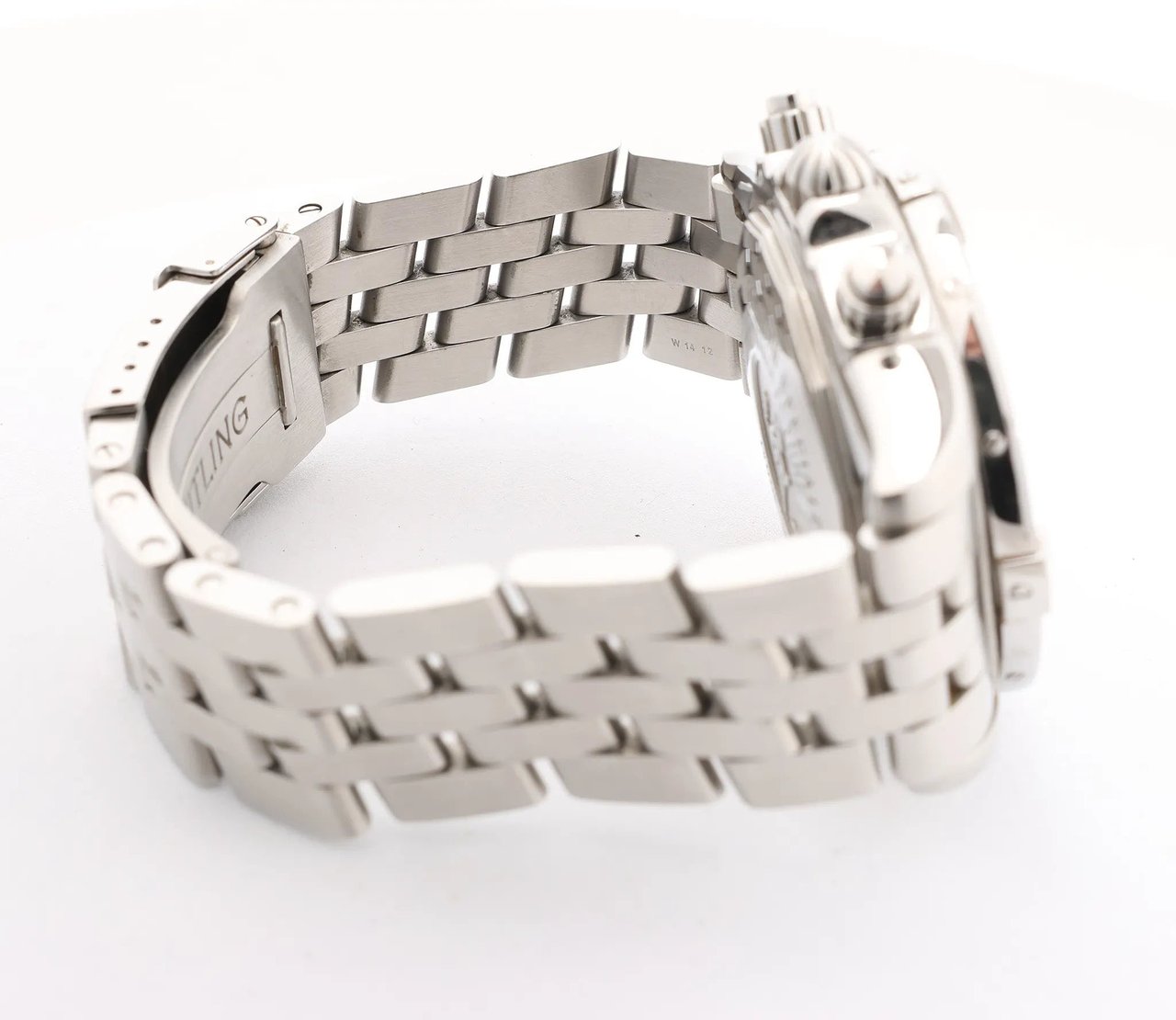 Breitling Breitling Chronomat A440B71PS 2509164 SS AT Watch with Black Dial Zwart