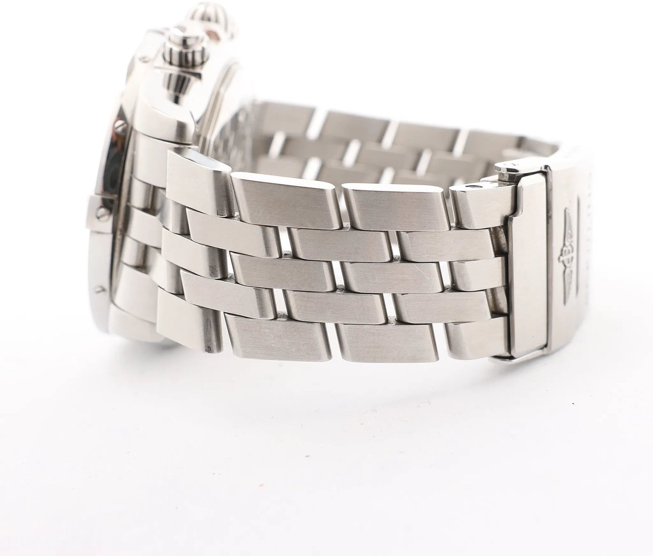 Breitling Breitling Chronomat A440B71PS 2509164 SS AT Watch with Black Dial Zwart