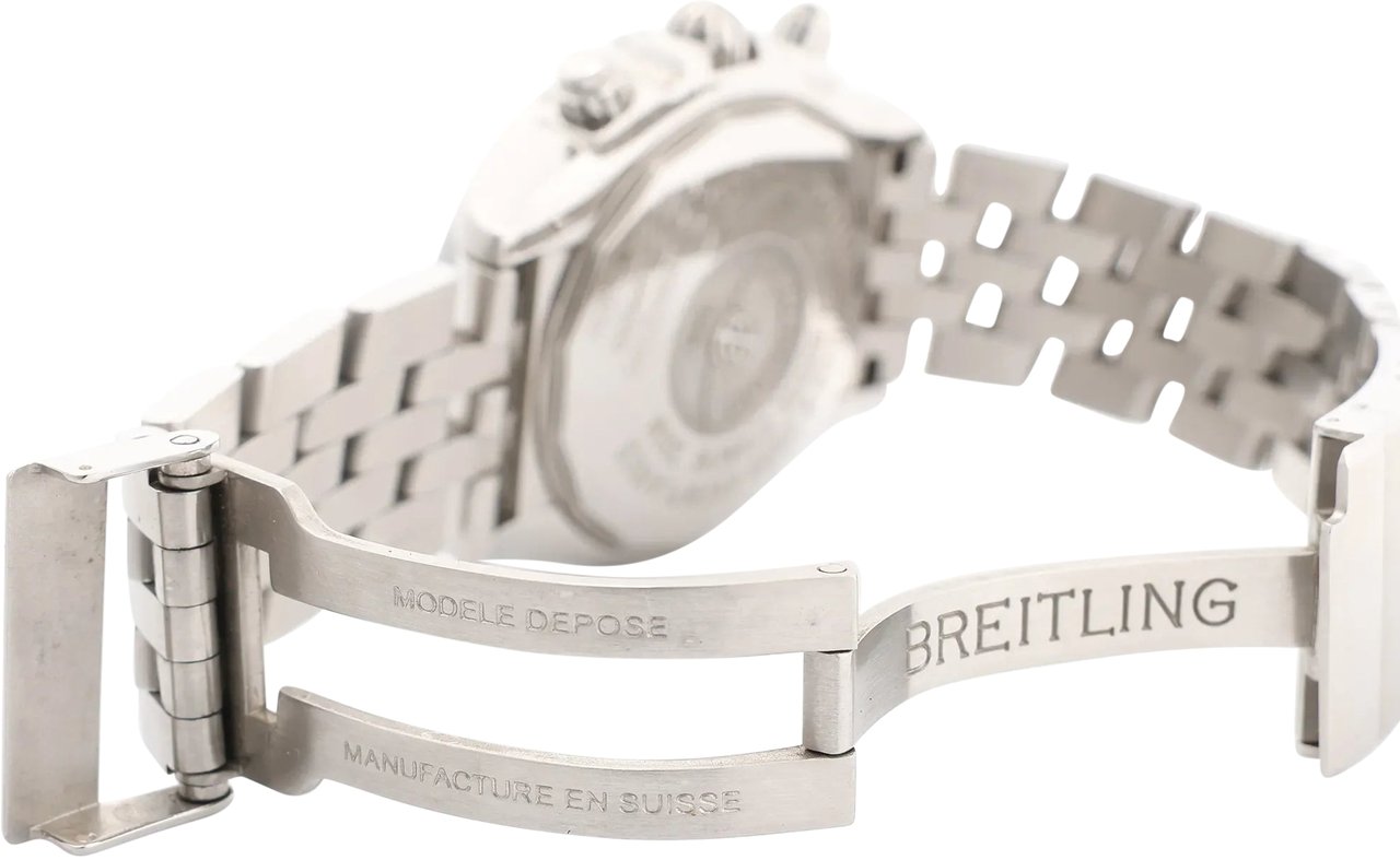 Breitling Breitling Chronomat A440B71PS 2509164 SS AT Watch with Black Dial Zwart