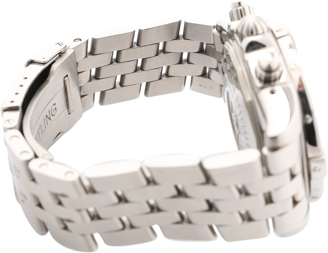 Breitling Breitling Chronomat A440B71PS 2509164 SS AT Watch with Black Dial Zwart