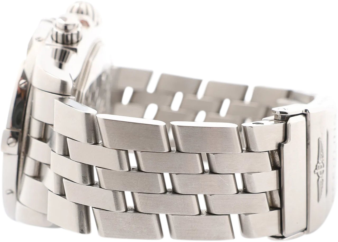 Breitling Breitling Chronomat A440B71PS 2509164 SS AT Watch with Black Dial Zwart