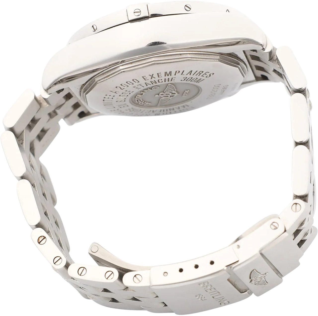 Breitling Breitling Chronomat A440B71PS 2509164 SS AT Watch with Black Dial Zwart