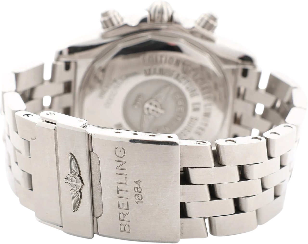 Breitling Breitling Chronomat A440B71PS 2509164 SS AT Watch with Black Dial Zwart