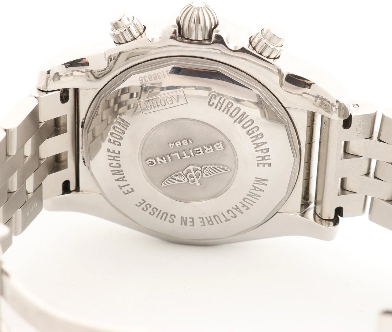 Breitling Chronomat AB011012/B956 3136835 SS AT Watch with Black Dial Zwart