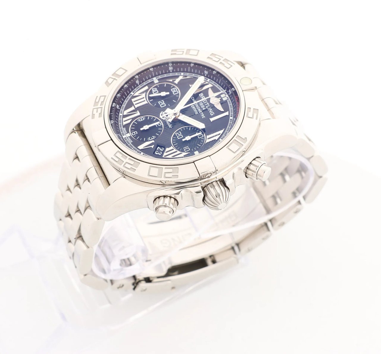 Breitling Chronomat AB011012/B956 3136835 SS AT Watch with Black Dial Zwart