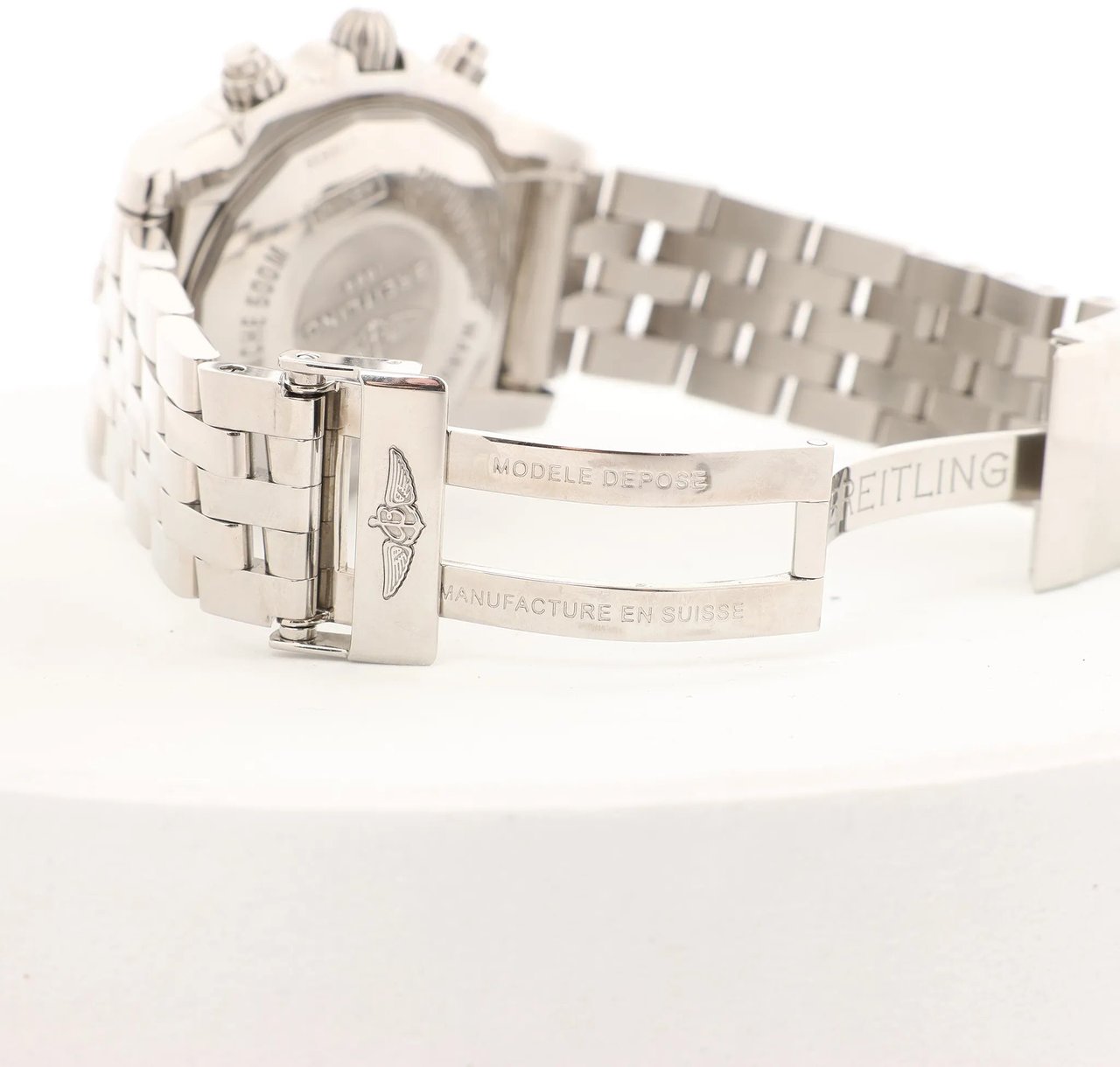 Breitling Chronomat AB011012/B956 3136835 SS AT Watch with Black Dial Zwart