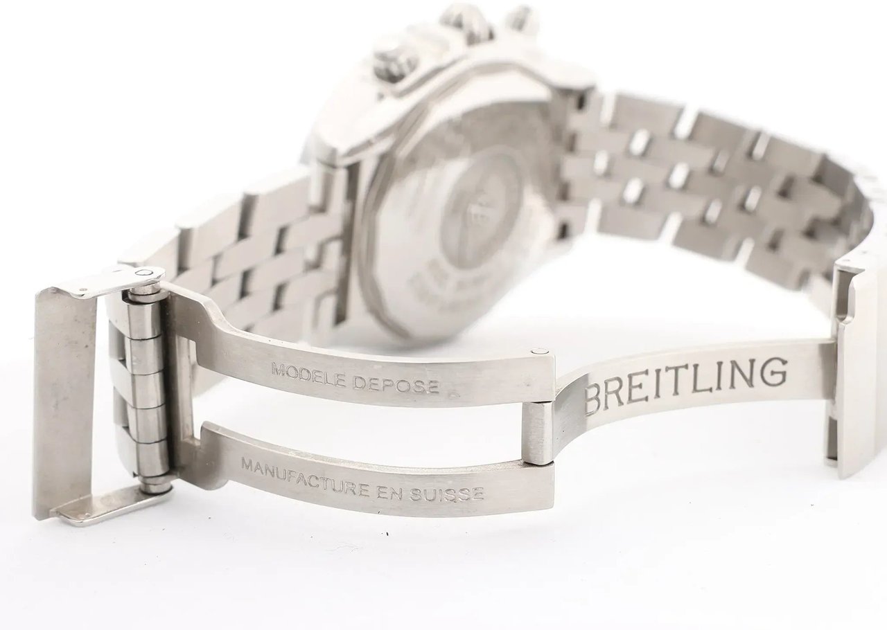 Breitling Chronomat A440B71PS 2509164 SS AT Watch with Black Dial Zwart