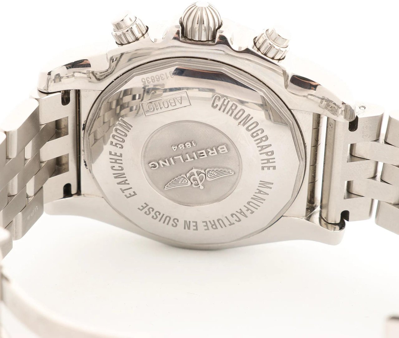 Breitling Chronomat AB011012/B956 3136835 SS AT Watch with Black Dial Zwart