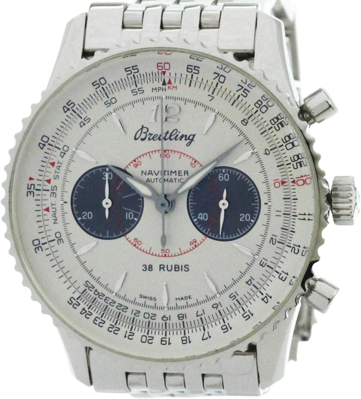 Breitling Navitimer Zilver