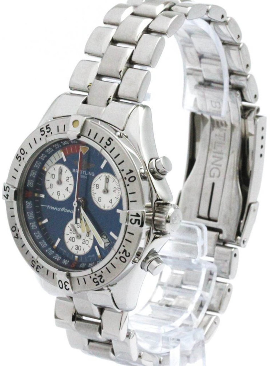 Breitling Transocean Blauw