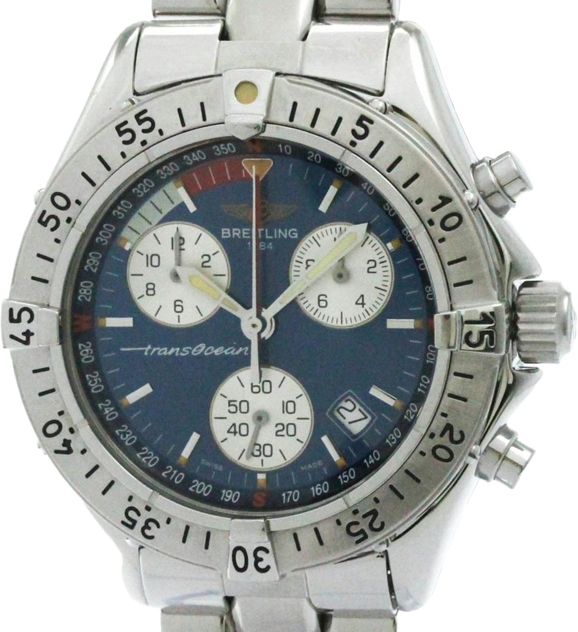 Breitling Transocean Blauw