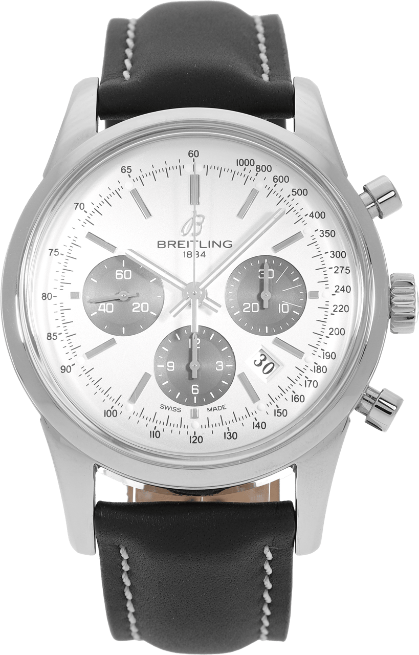 Breitling Transocean Zilver