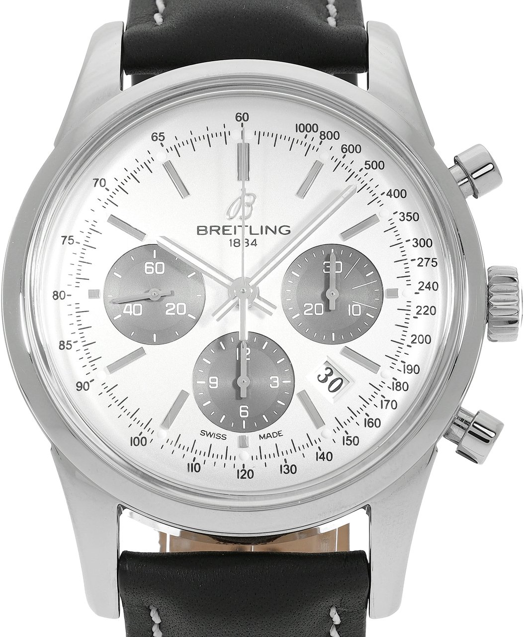 Breitling Transocean Zilver