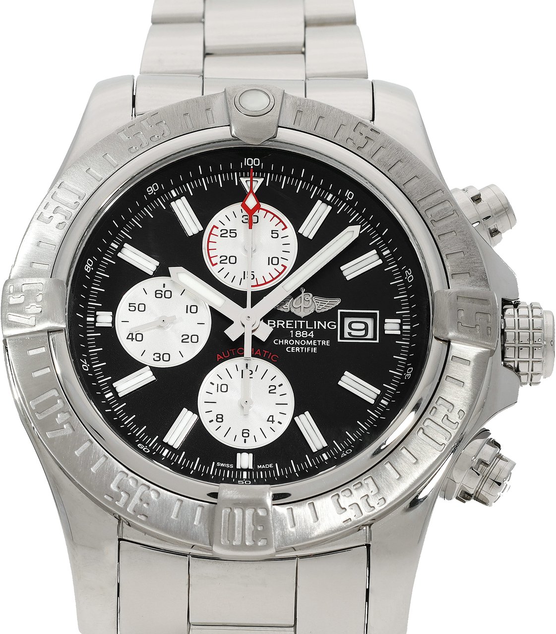 Breitling Super Avenger Zwart