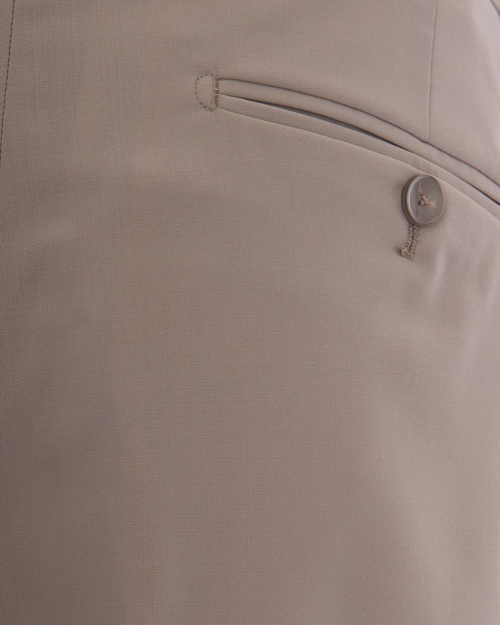 Briglia Beige Chino Pants with Front Pleats and Elegant Details Neutraal