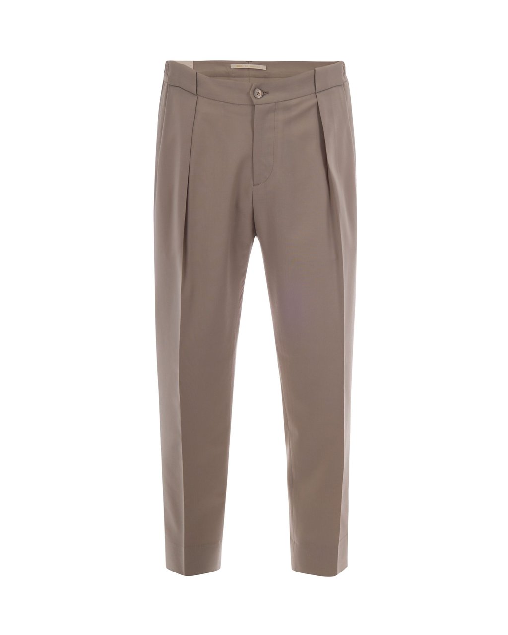 Briglia Beige Chino Pants with Front Pleats and Elegant Details Neutraal