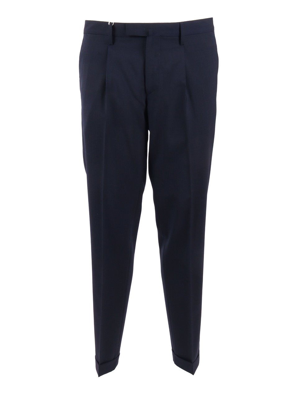 Briglia Straight Leg Tailored Pleated Straight-Leg Pants Zwart