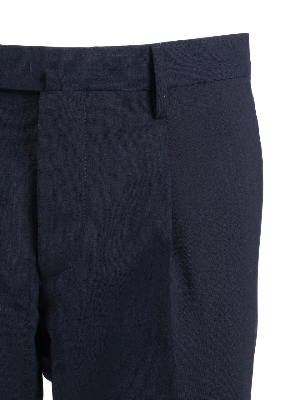 Briglia Straight Leg Tailored Pleated Straight-Leg Pants Zwart