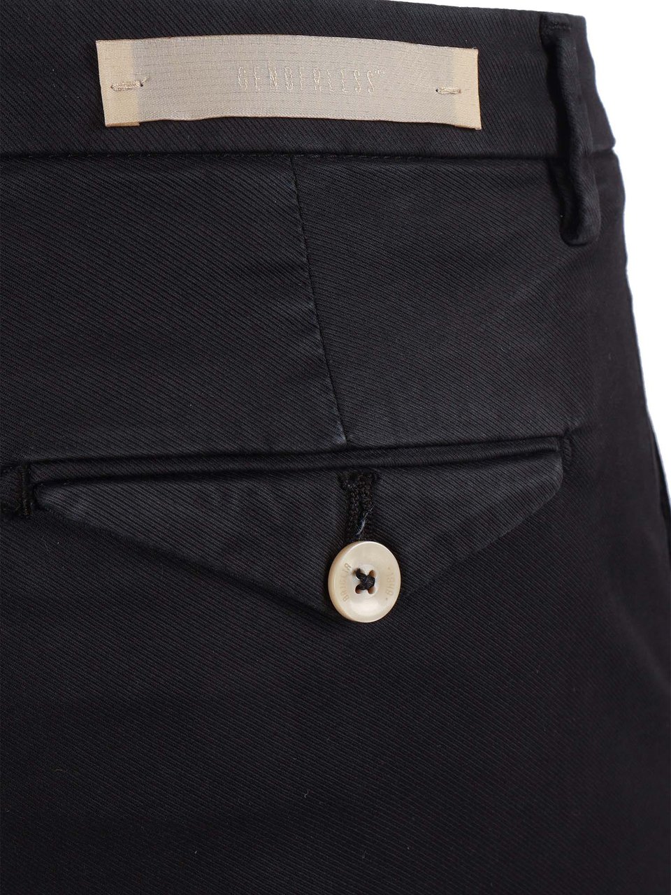 Briglia Tailored Black Smooth Straight-Leg Pants Zwart