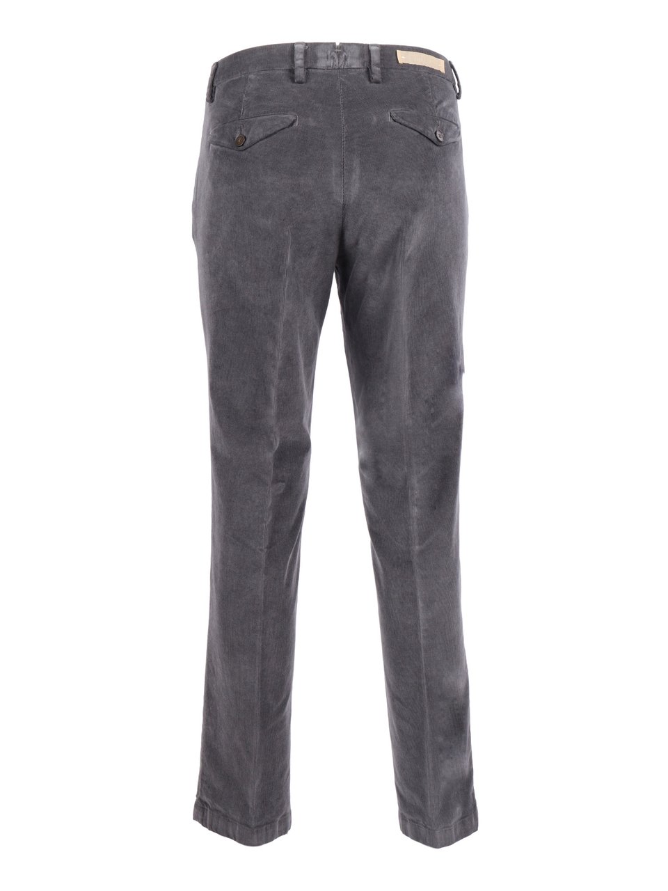 Briglia Straight Leg Textured Corduroy Straight-Leg Pants Grijs