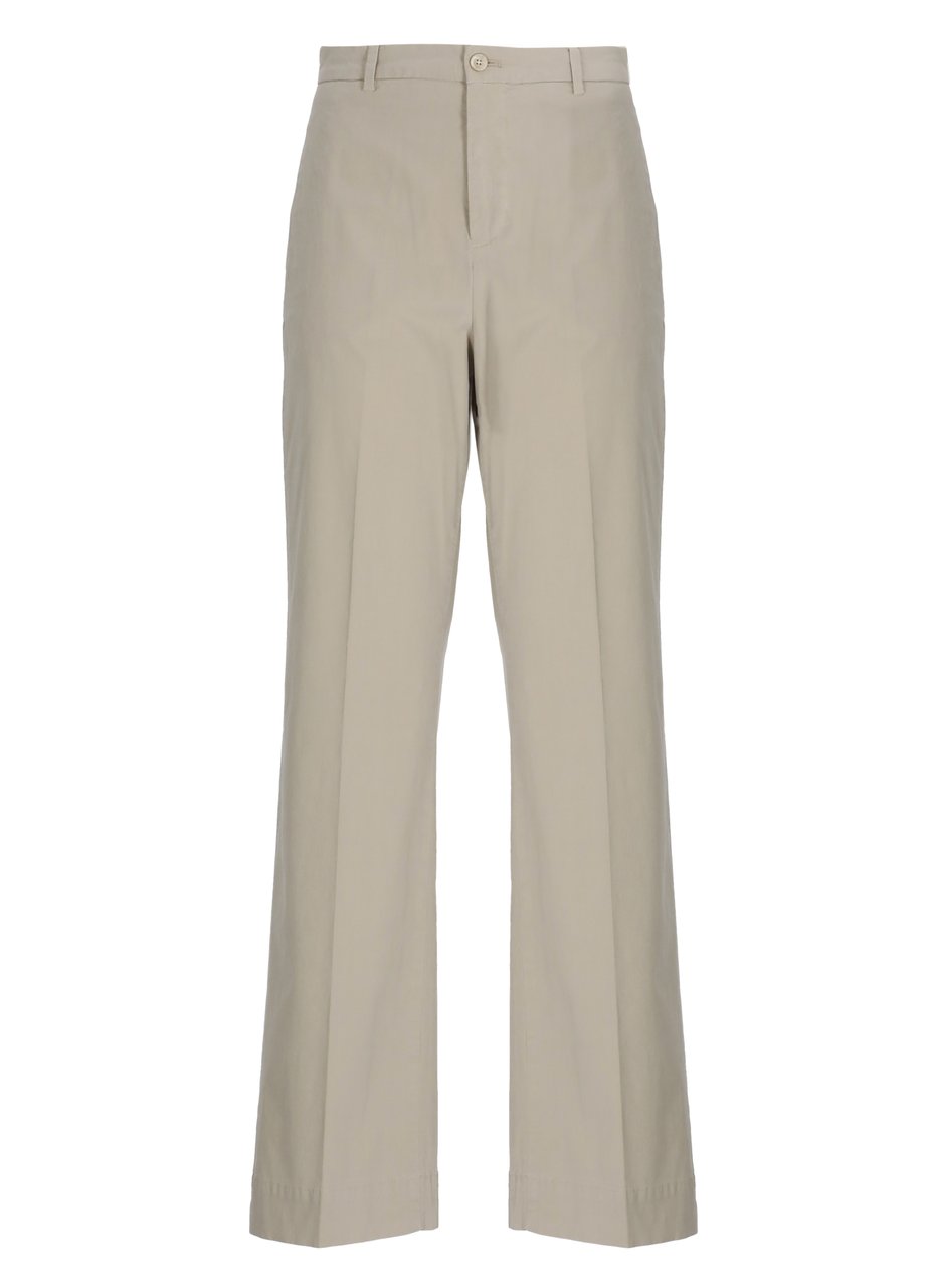 Briglia Beige Lutetigw Cotton Wide-Leg Pants Grijs