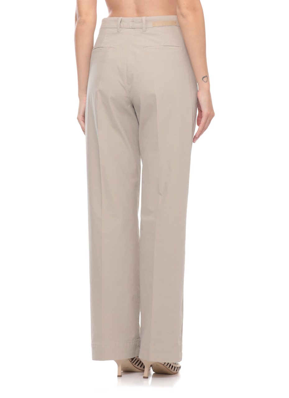 Briglia Beige Lutetigw Cotton Wide-Leg Pants Grijs