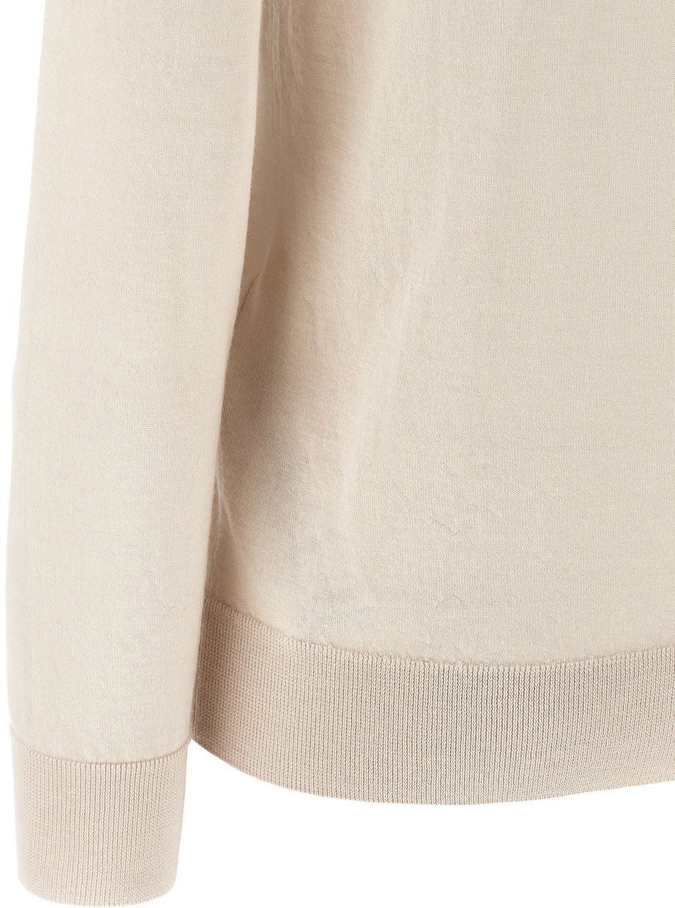 Brioni Beige Cashmere Polo Shirt Beige