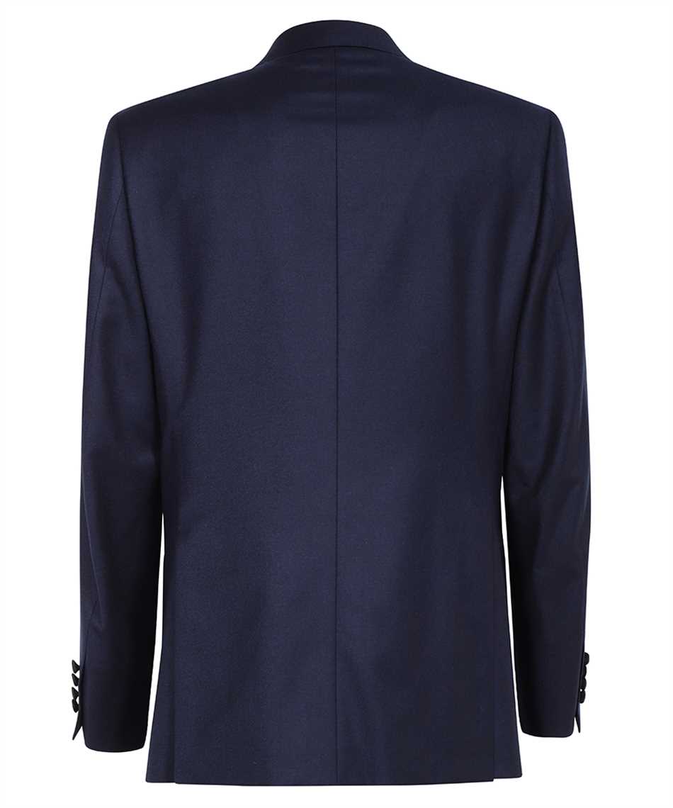 Brioni Virgilio DBR double-breasted virgin wool jacket Navy