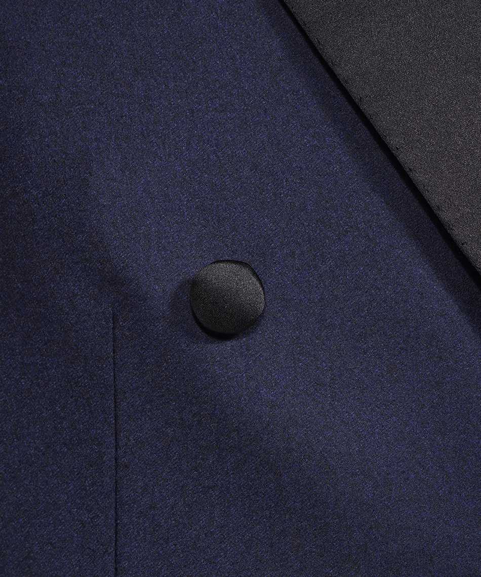 Brioni Virgilio DBR double-breasted virgin wool jacket Navy