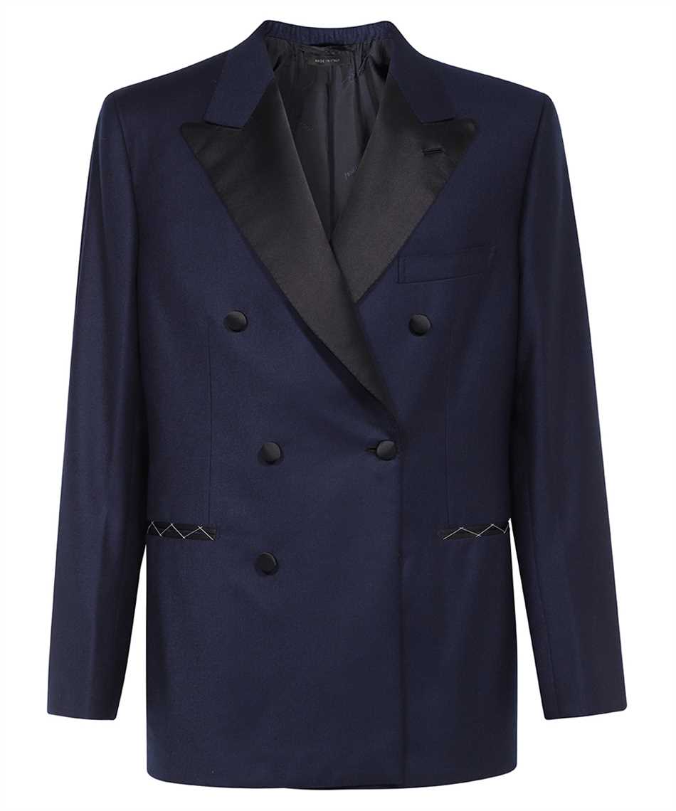 Brioni Virgilio DBR double-breasted virgin wool jacket Navy