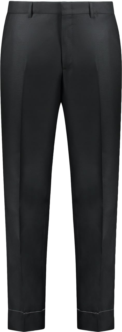 Brioni Wool tailored trousers Groen