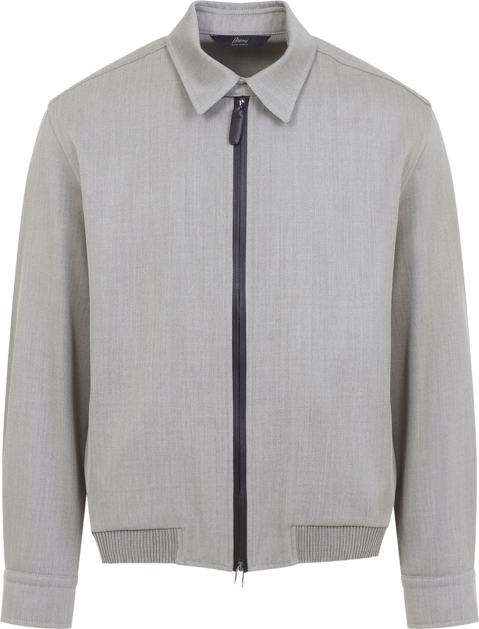 Brioni Zip-Up Blouson Jacket Divers