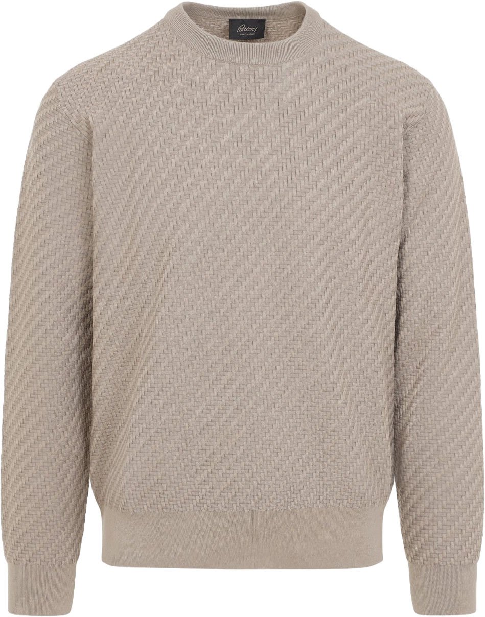 Brioni Brioni Cotton And Silk Pullover Divers
