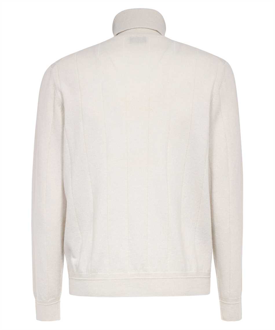 Brioni Cashmere turtleneck sweater Neutraal