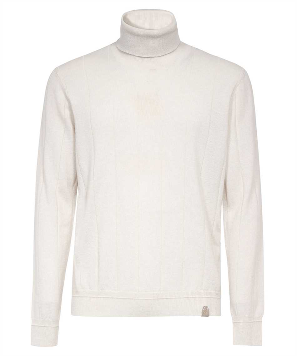 Brioni Cashmere turtleneck sweater Neutraal