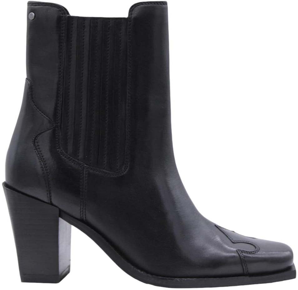 Bronx Enkellaars Black Zwart