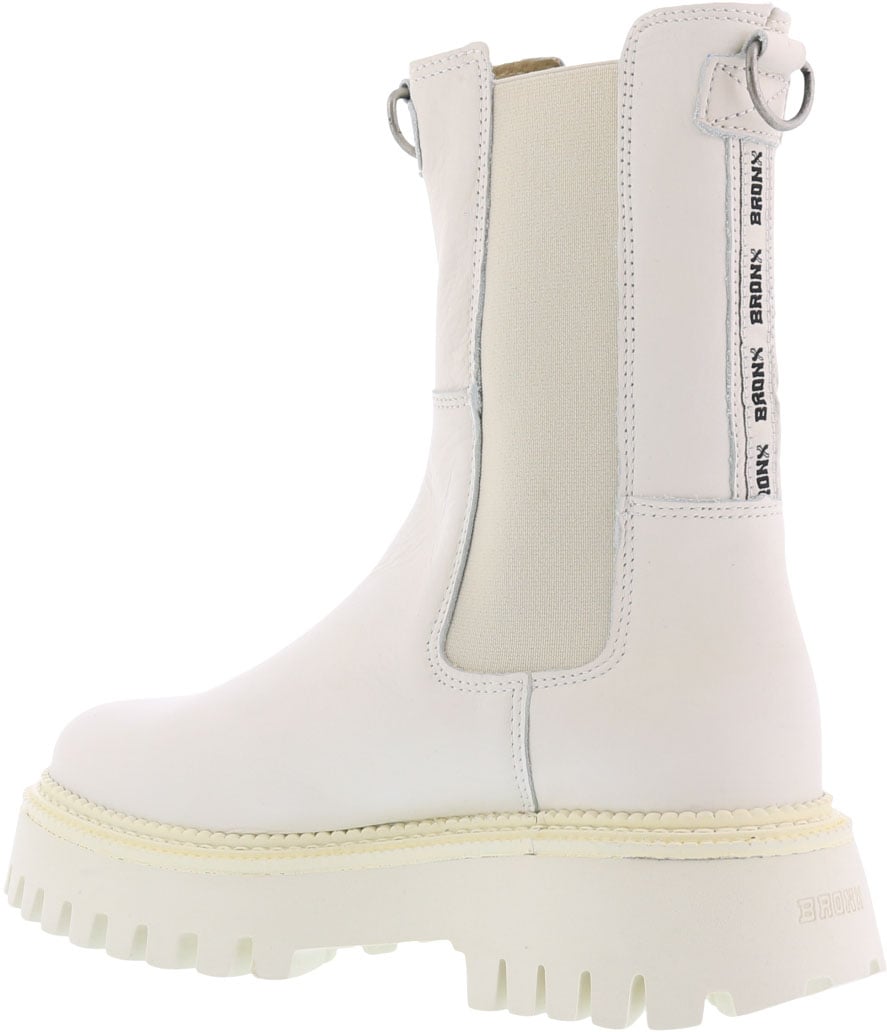 Bronx Dames Ankle Boot Wit