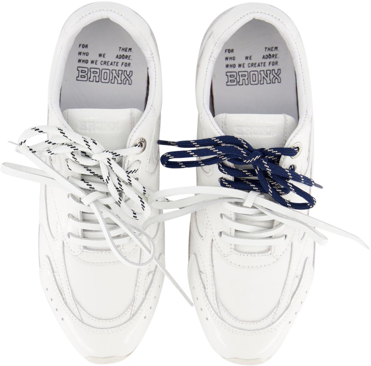 Bronx Dames Bronx MYR-AA Sneaker Wit Wit