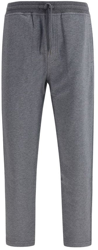 Brunello Cucinelli Gray Cotton Casual Pants Grijs
