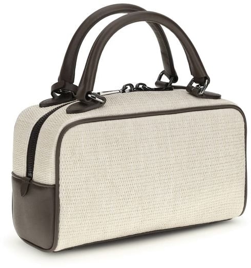 Brunello Cucinelli Brunello Cucinelli Gray Polyamide Shoulder Bag Grijs