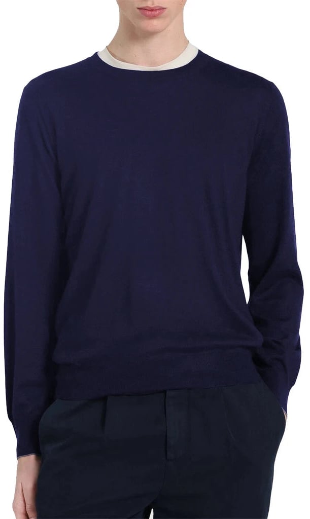 Brunello Cucinelli Brunello Cucinelli Sweaters Blue Man Blauw