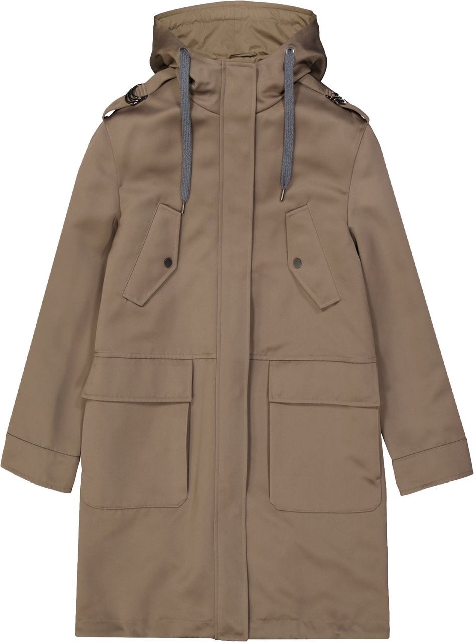 Brunello Cucinelli Blend Cotton Parka Divers
