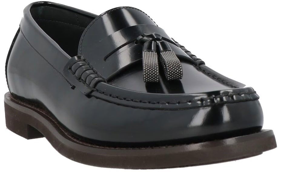 Brunello Cucinelli Leather Penny Loafer Divers