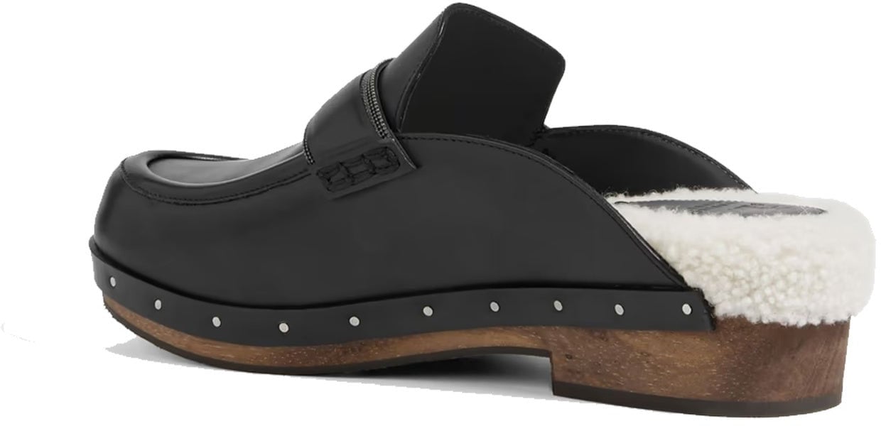 Brunello Cucinelli Leather Clogs Mules Divers