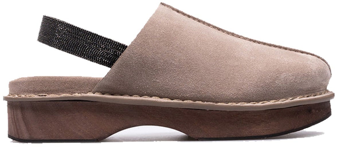 Brunello Cucinelli Suede Clogs Mules Divers
