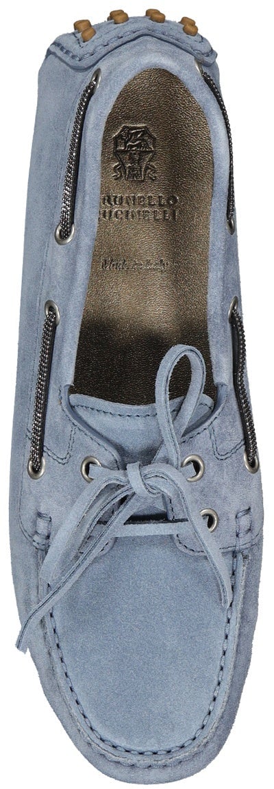 Brunello Cucinelli Suede Loafers Divers