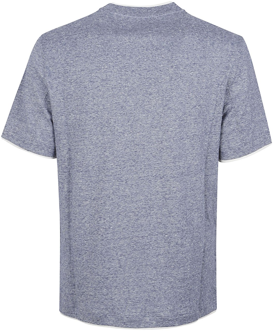Brunello Cucinelli Linen-Cotton Blend T-Shirt Grijs