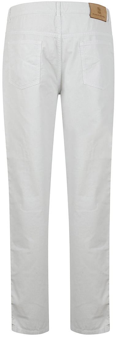 Brunello Cucinelli Straight-Leg Corduroy Jeans With Five-Pocket Design Wit