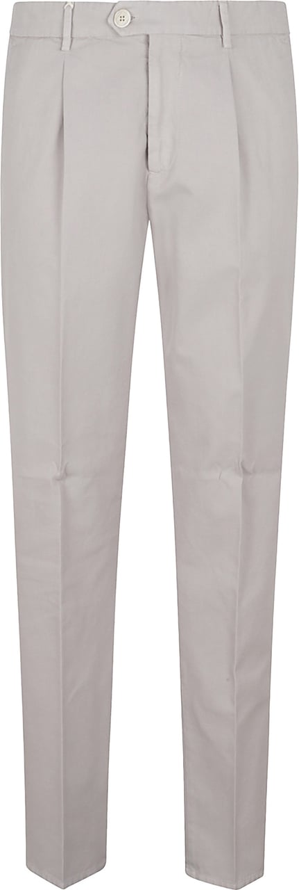 Brunello Cucinelli Tailored Brown Trousers Grijs